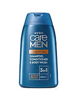 3-в-1 Шампунь, кондиционер и гель для душа Avon Care Men «Основной уход», 200 мл