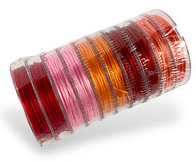 Волосінь стрейч силікон 0,5мм колір Асорті (упаковка 10шт)