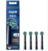 Насадки Oral-B Pro Cross Action EB50 BRX (4 шт.) чорні для електричної зубної щітки