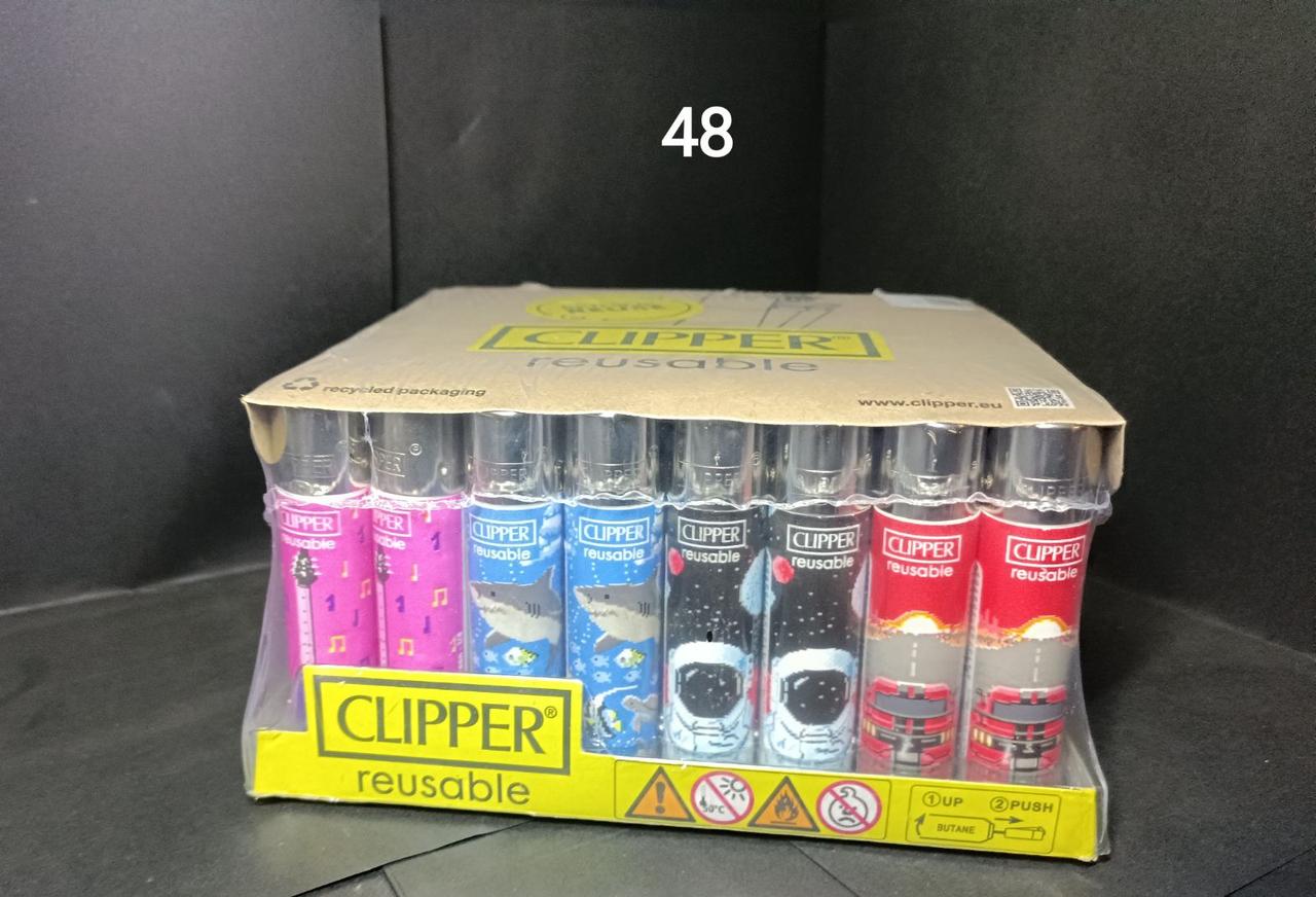 Зажигалка Clipper в ассортименте - фото 7 - id-p1598819421