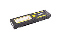 Фонарь магнитный с подвесом MASTERTOOL 220х54х28 мм 4xLED+COB LED 3xAAA ABS 94-0808 IS, код: 7235549