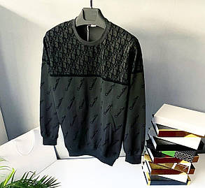 Кофта світшот чоловічий чорний весна-осінь Туреччина брендовий DIOR