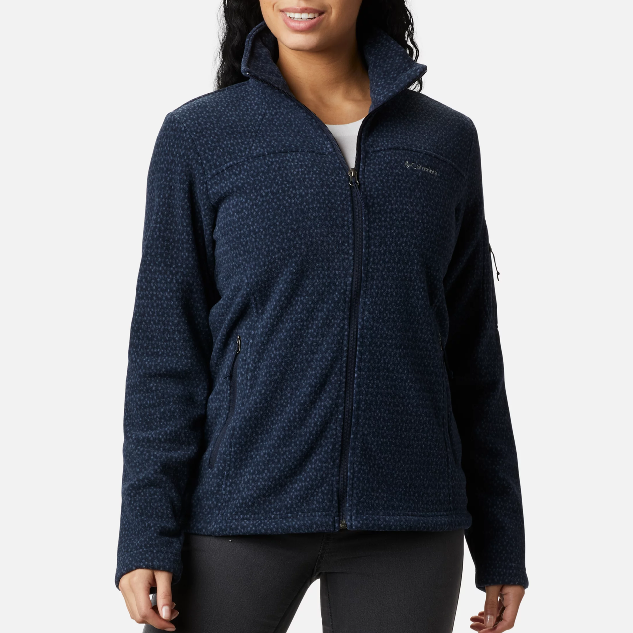 Жіноча флісова кофта Columbia Fast Trek Printed Jacket
