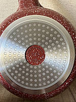 Набір каструль і сковорода з гранітним антипригарним покриттям, Набір посуду з гранітним покриттям HK-305, фото 8
