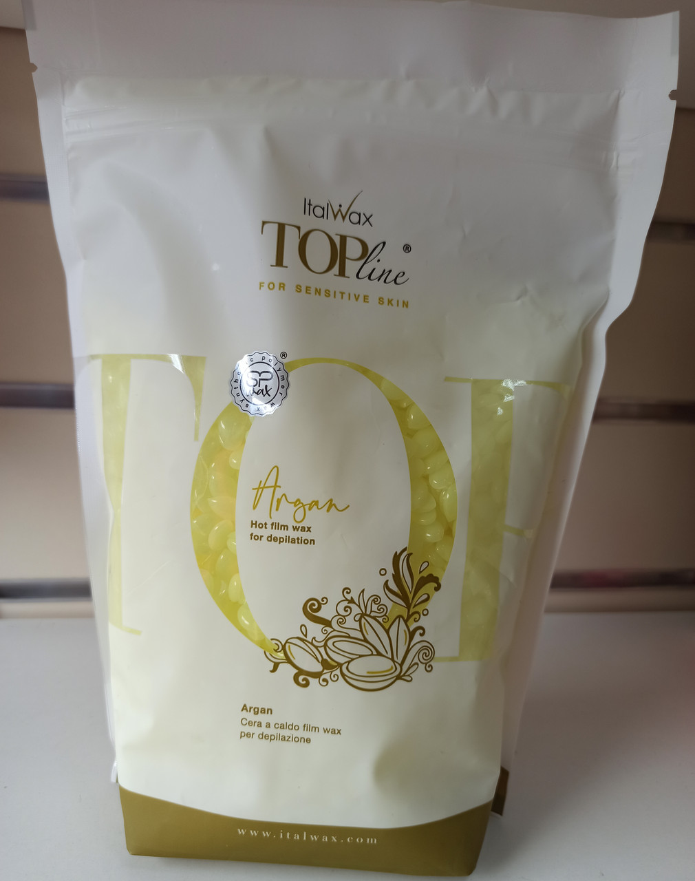 Віск гранульований Ital Wax Арган Top Formula преміумкласу 750 грамів, фото 1