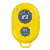 Пульт для селфи палиці Пульт для монопода селфи пульт для смартфона iOS і Android Remote Shutter Жовтий
