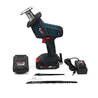 Акумуляторна шабельна пила Bosch GSA 18V-LI C (18V, 5 Ah) Бош електропила з підсвіткою з дод. акумулятором