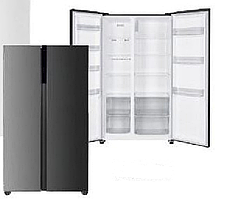 Холодильник GRUNHELM DDH-N177D91-X, (неіржавка сталь, SBS NF, 177 см)