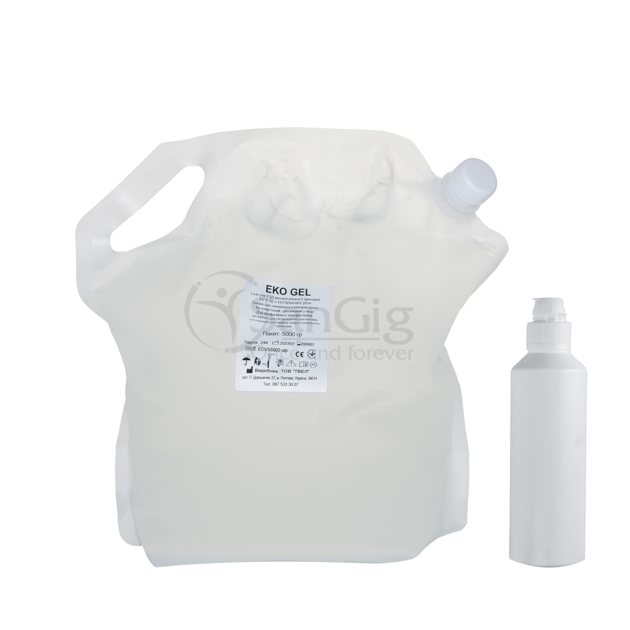 Гель для УЗД прозорий Eko Gel 5000 г.