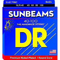 Струни для бас-гітари DR NLR-40 Sunbeams Nickel Plated 4 String Light Bass Strings 40 100 NC, код: 6556108