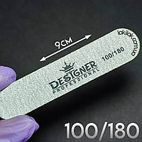 Мини-пилка для ногтей 100/180 прямая Designer Professional