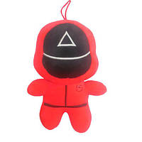 М'яка іграшка Trend-mix Гра в Кальмара Трикутник 23 см Червоний NC, код: 6985014