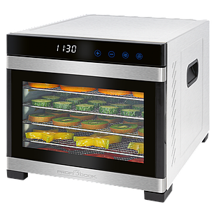 Дегідратор, сушіння для фруктів і овочів Profi Cook PC-DR 1218 (650 Вт, 6 полиць, Німеччина)