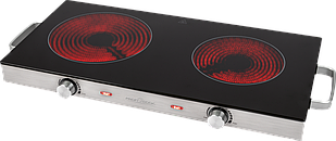 Інфрачервона двокомфоркова плита Profi Cook PC-DKP 1211 (2800 Вт, кераміка, Німеччина)