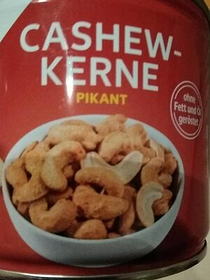 Смажений гострий кеш'ю Classic Cashew Kerne Pikant 150g