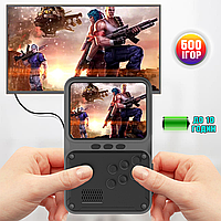 Ігрова портативна міні Mini Box 30M Ретро консоль з екраном 2.8" microSD 4Gb з іграми 1500в1 Чорний
