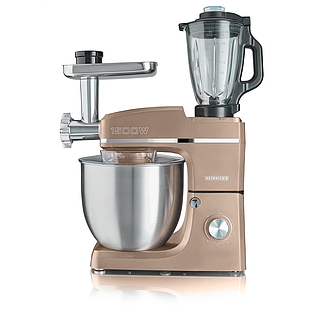 Кухонний комбайн 3в 1 (блендер, м'ясорубка, тістоміс) 1500 Вт золото HEINRICH'S HKM 8083 GOLD