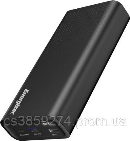 Повербанк 20000 mAh наружный аккумулятор, портативное зарядное устройство Power Bank Energizer UE20012 - фото 2 - id-p1966477320