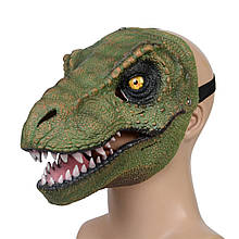 Маска Динозавра 3Д Для дітей і дорослих з Рухомою журавлиною Jurassic World Dominion