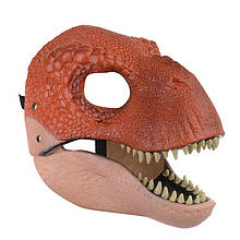 Маска Динозавра Гумова Для Дорослих і дітей з Рухомою плямою Jurassic World Dominion