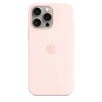 Чехол Силиконовый iPhone Айфон 15 Pro Max Про Макс Apple Silicone MagSafe Магнитом (анимация)-Pink Розовый