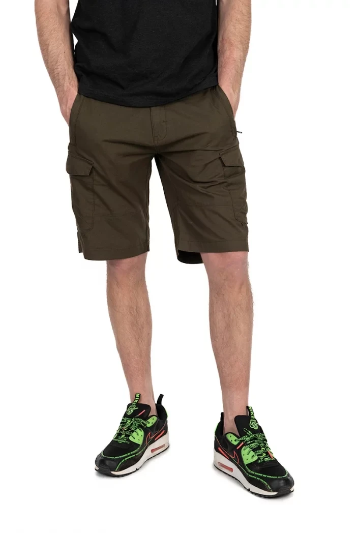 Шорти Fox Collection Lightweight Cargo shorts Green Marl Black Logo, фото 1