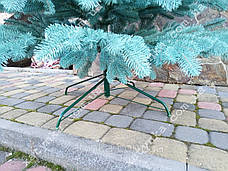 Лита ялинка Ковалівська 1.80 м. блакитна / Штучна лита ялинка з пластику, фото 3