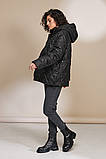 Демісезонна куртка для вагітних NOA OW-33.011 чорна, фото 5