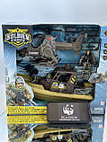 Топ Цена! Детский Игровой набор Chap Mei Солдаты Морской патруль, лодка, катер, фото 3