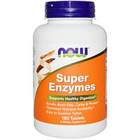 Травні ферменти NOW Foods Super Enzymes 180 Tabs SC, код: 7518574