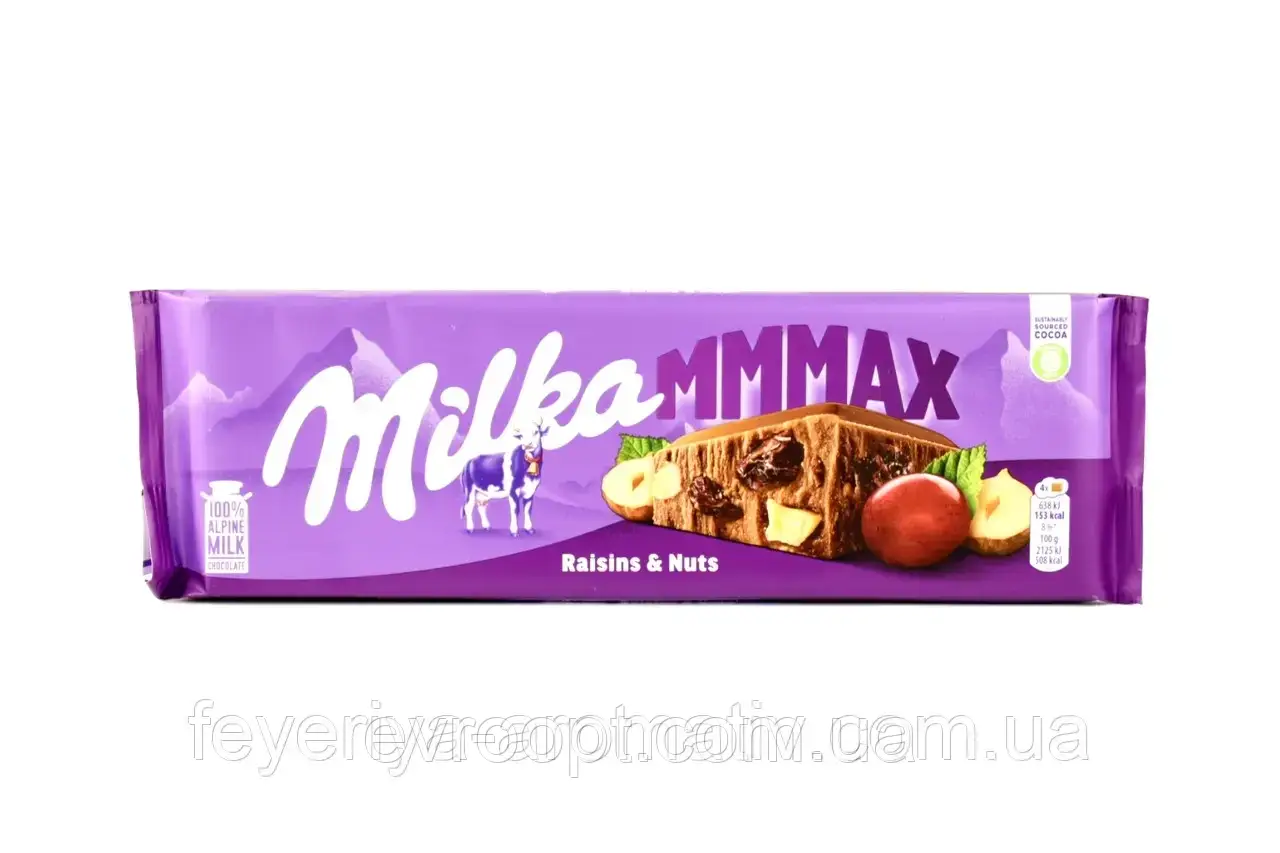 Шоколад Milka Raisns&Nuts 270 g
