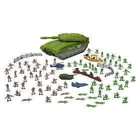 Топ Цена! Детский Игровой набор Chap Mei Солдаты Миссия танк, 100 шт солдатиков