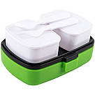 Ланчбокс з наповненням Kite K23-180-4 1150 мл жовтий, фото 3