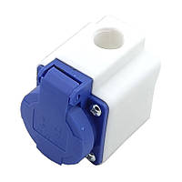 Розетка зовнішня із заск. кришкою РП10-3 (112) 2Р+PE 16 А 220 В IP44 TNSy