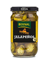 Острый перец халапенью кусочками Bernal Jalapenoc 300г Испания