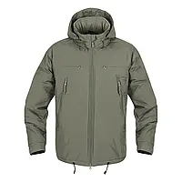 Куртка зимняя Helikon-Tex HUSKY Tactical Winter Олива/ Водоотталкивающая тактическая куртка хаки с капюшоном