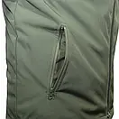 Тактична куртка з липучками зимова SoftShell Олива/ Водовідштовхувальна армійська куртка хакі з капюшоном, фото 7