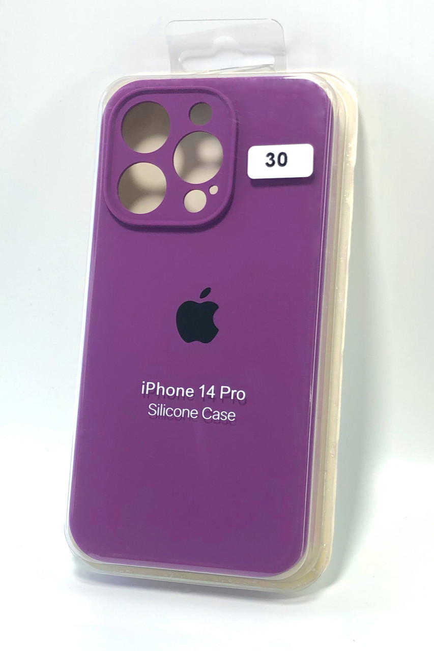 Чохол для телефону iPhone 14Pro Silicone Case original FULL Camera №30 purple (4you)
