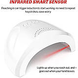 Професійна UV/LED-лампа SUNone (без дна) для сушіння гель-лаку, 48 Вт., фото 7