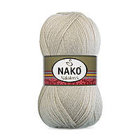 Пряжа Nako Nakolen 5 11540 камень (нитки для вязания Нако Наколен 5) 49% шерсть - 51% премиум акрил