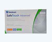 Перчатки нитриловые неопудренные ХS зеленые (Medicom SafeTouch Advanced ) 100шт/уп