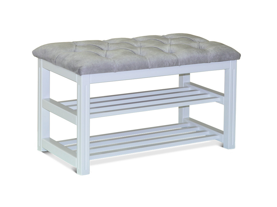 Лавка для взуття ЛЮКС 800 (білий), фото 1