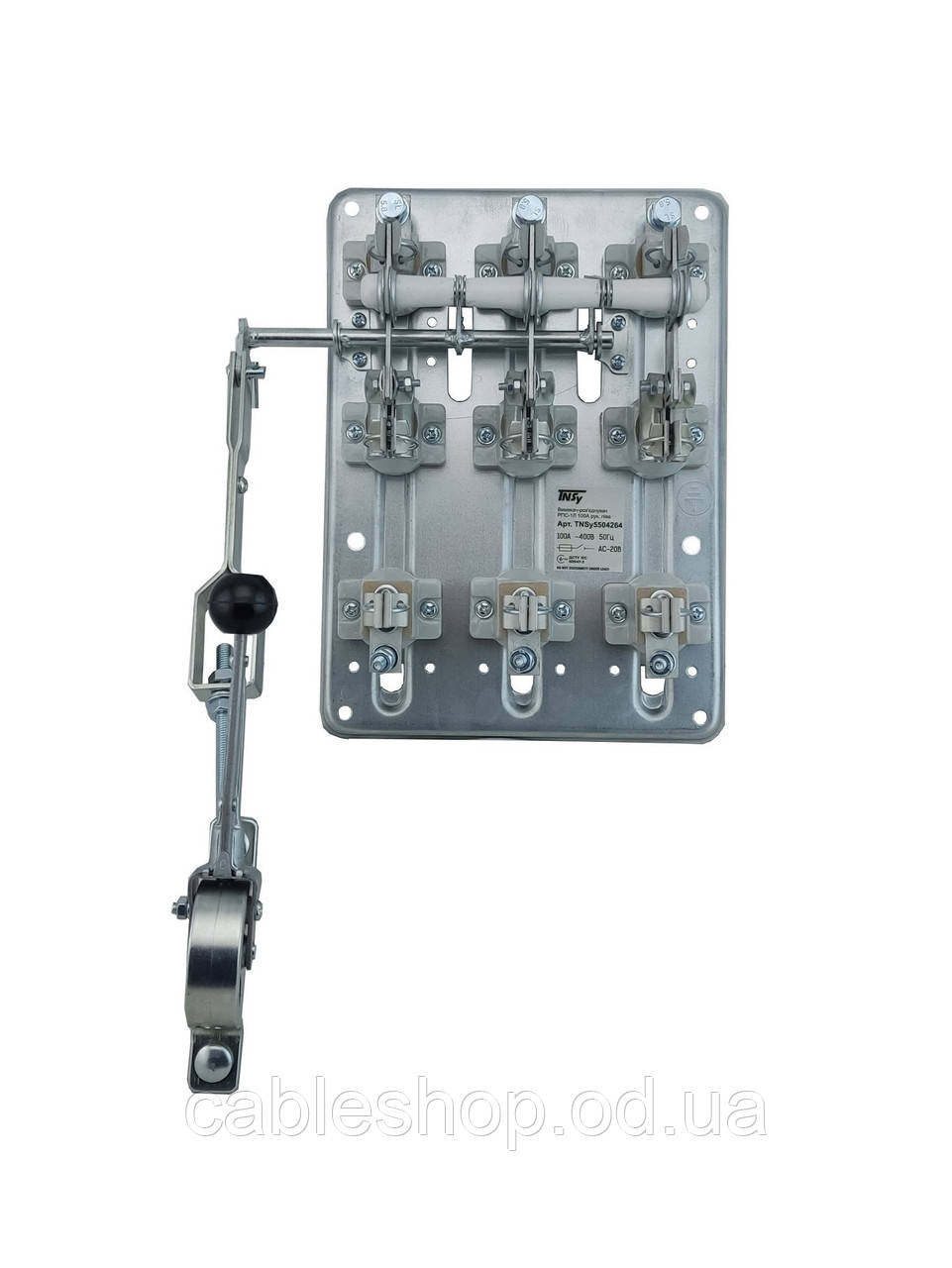 Вимикач-роз'єднувач РПС-1Л 100А рук. зліва TNSy, фото 1