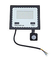 Прожектор LED 50W ULTRA Slim 220 V 4500 Lm 6500 K IP65 з датчиком руху TNSy