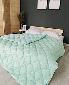 Тепла Ковдра Comfort полуторного розміру 150х210см. зимова, односпальна ковдра, колір м'ята