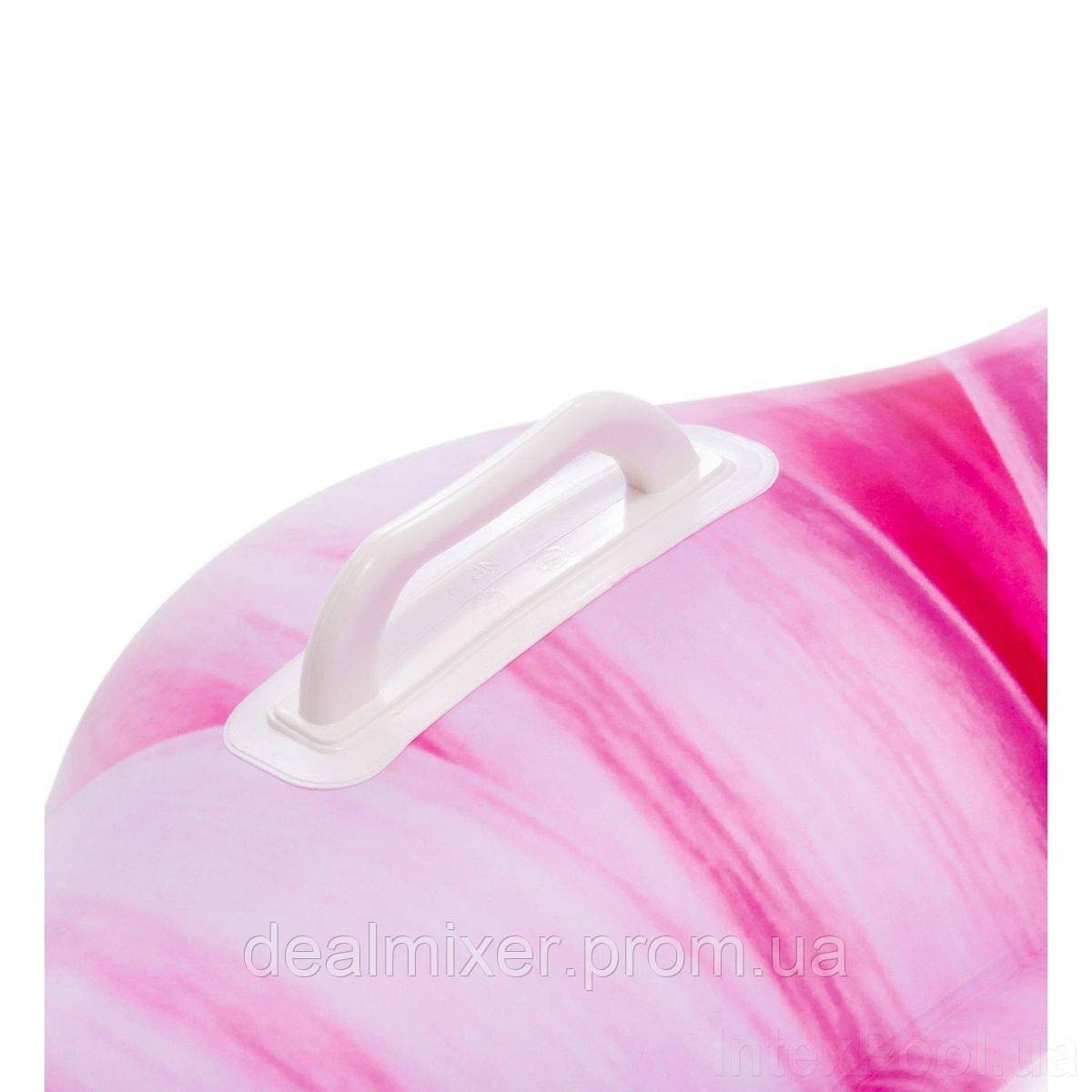 Пляжный надувной матрас Intex 58787 «Розовый Цветок», 142 х 142 см (hub_isfs4w) DR, код: 2601571 - фото 3 - id-p1966492252