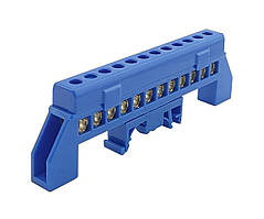 NHA08/12 6*9 Шина універсальна ізольованих «N» на DIN-рейку 2ШЛУ6х9-12 TNSy