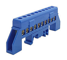 NHA08/10 6*9 Шина універсальна ізольованих «N» на DIN-рейку 2ШЛУ6х9-10 TNSy