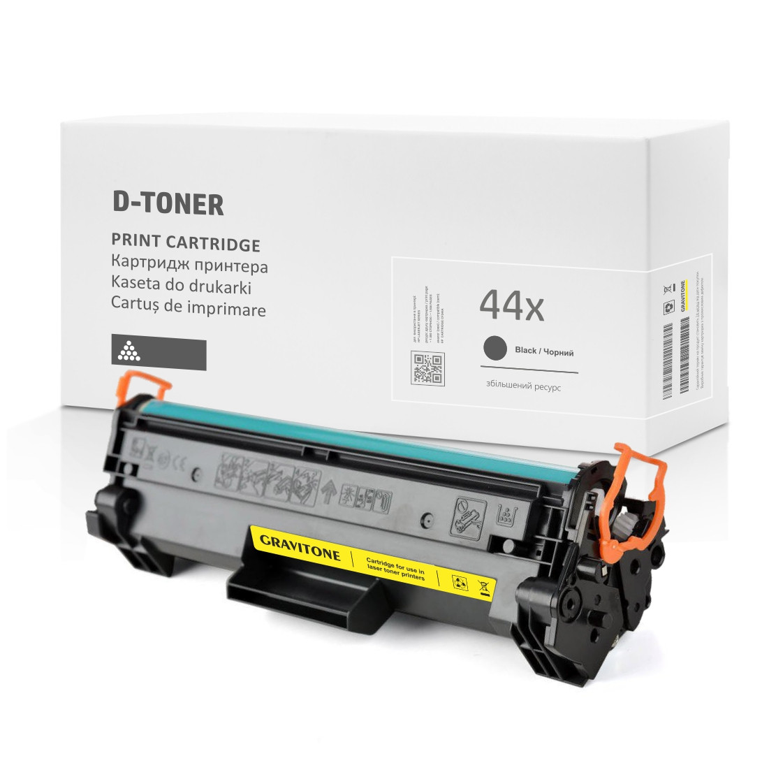 Сумісний Картридж HP 44A (CF244A), підвищеної ємності, 2.000 стор., аналог від Gravitone HP 44X (CF244X), фото 1