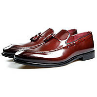 Чоловічі туфлі лофери Самюель TANNER 43 Червоні NC, код: 2630924